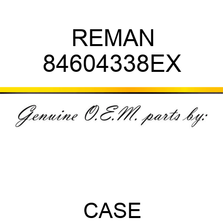 REMAN 84604338EX
