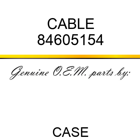 CABLE 84605154