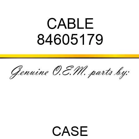 CABLE 84605179
