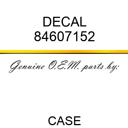 DECAL 84607152