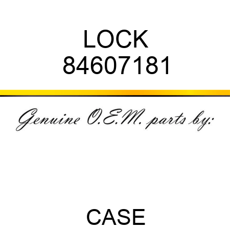 LOCK 84607181