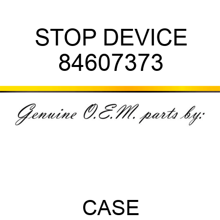 STOP DEVICE 84607373