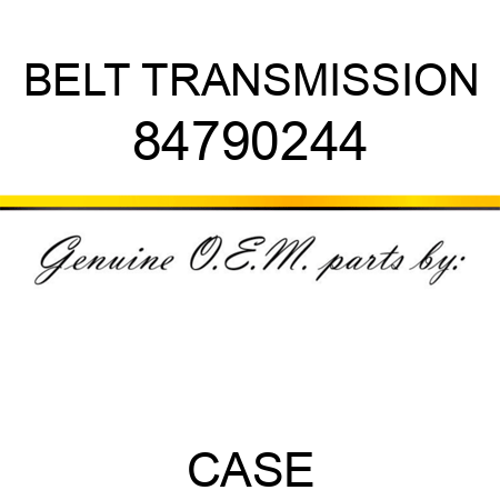BELT, TRANSMISSION 84790244
