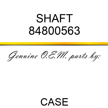 SHAFT 84800563