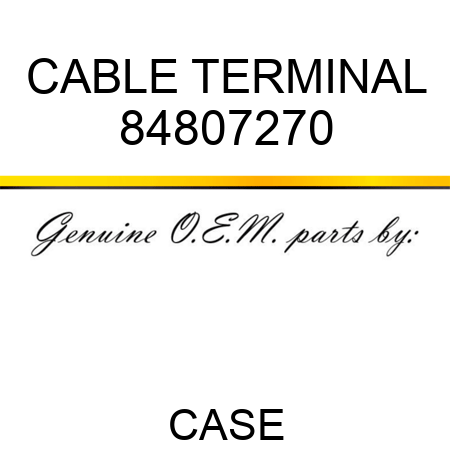 CABLE TERMINAL 84807270