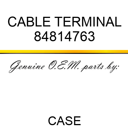 CABLE TERMINAL 84814763