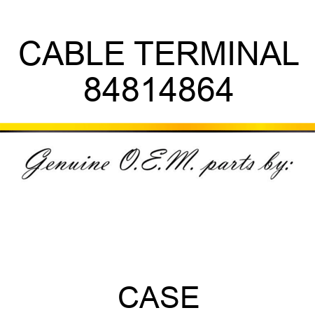 CABLE TERMINAL 84814864
