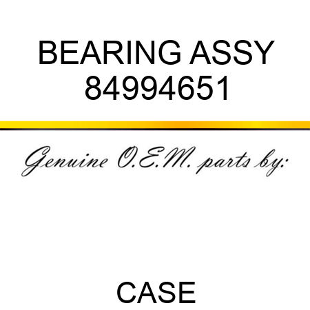BEARING ASSY 84994651