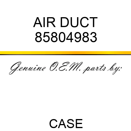 AIR DUCT 85804983