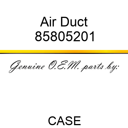 Air Duct 85805201