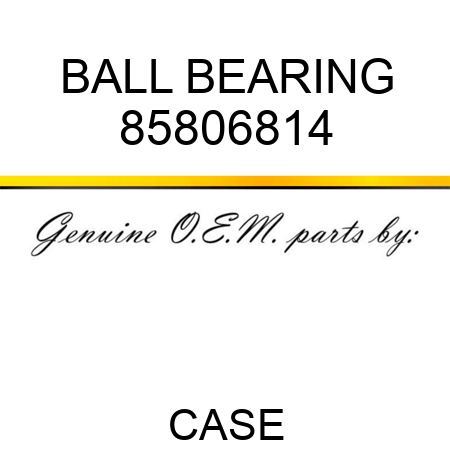 BALL BEARING 85806814