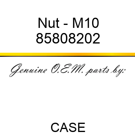 Nut - M10 85808202