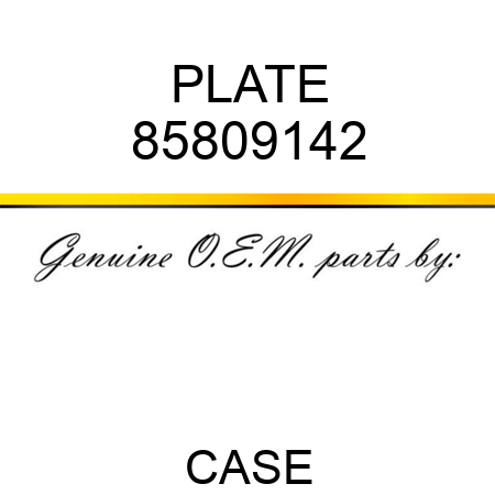PLATE 85809142