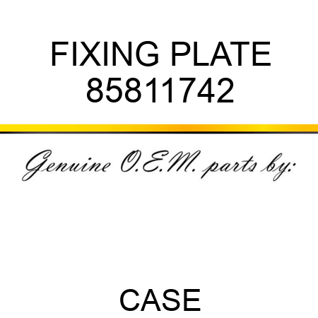FIXING PLATE 85811742