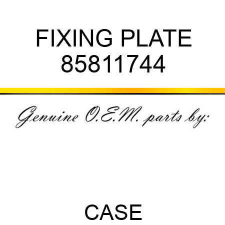 FIXING PLATE 85811744