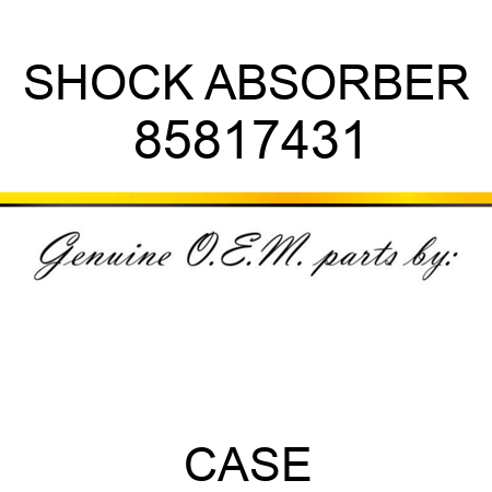 SHOCK ABSORBER 85817431