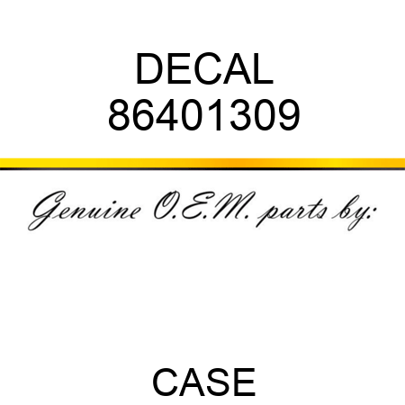 DECAL 86401309