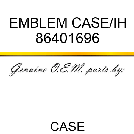 EMBLEM CASE/IH 86401696