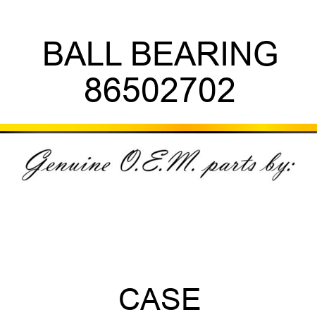 BALL BEARING 86502702