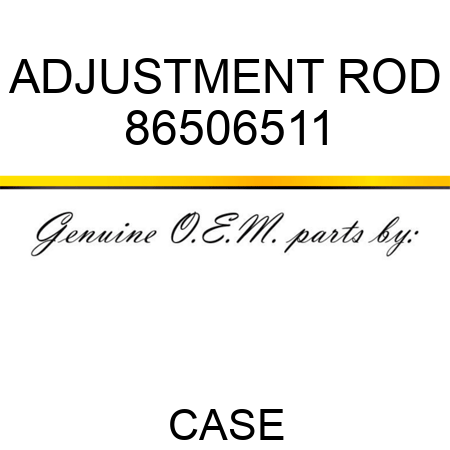 ADJUSTMENT ROD 86506511