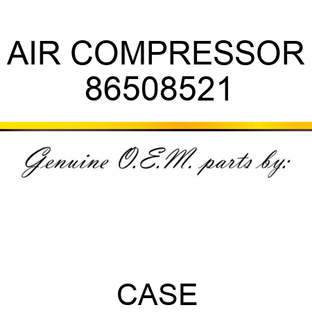 AIR COMPRESSOR 86508521