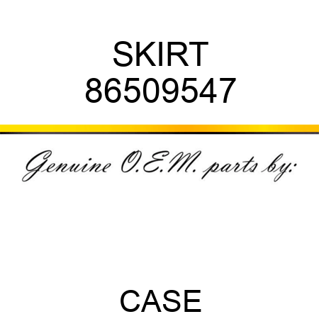 SKIRT 86509547