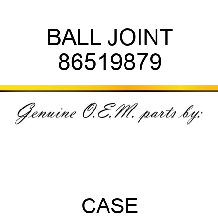 BALL JOINT 86519879