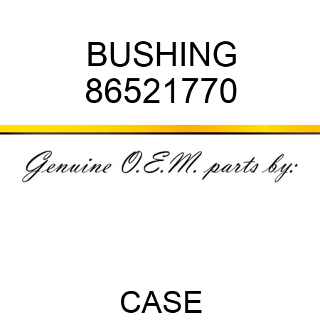 BUSHING 86521770