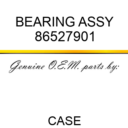BEARING ASSY 86527901
