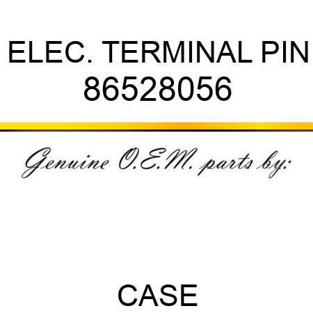 ELEC. TERMINAL PIN 86528056