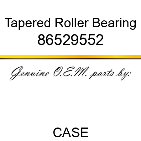 Tapered Roller Bearing 86529552