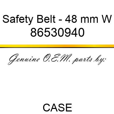 Safety Belt - 48 mm W 86530940