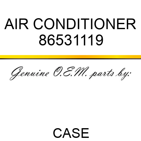 AIR CONDITIONER 86531119