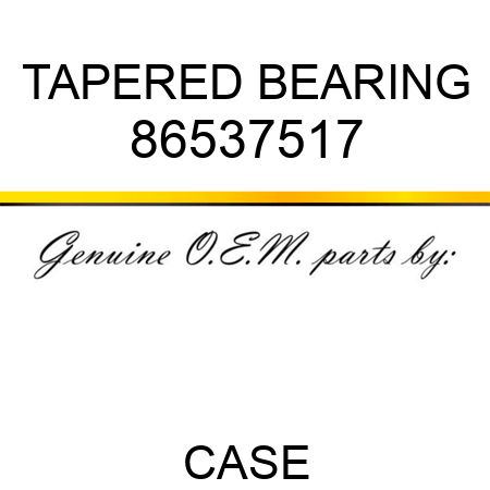 TAPERED BEARING 86537517