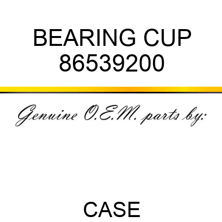 BEARING CUP 86539200
