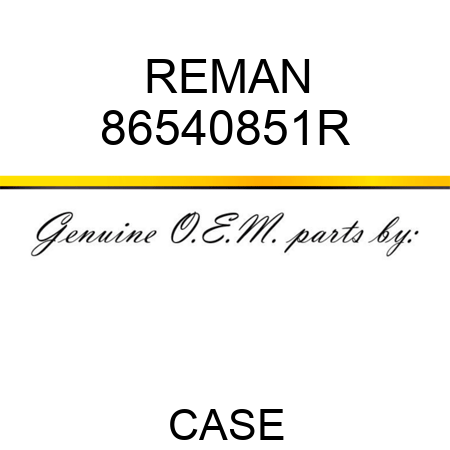 REMAN 86540851R