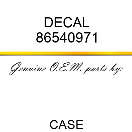 DECAL 86540971