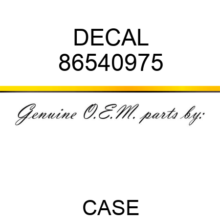 DECAL 86540975