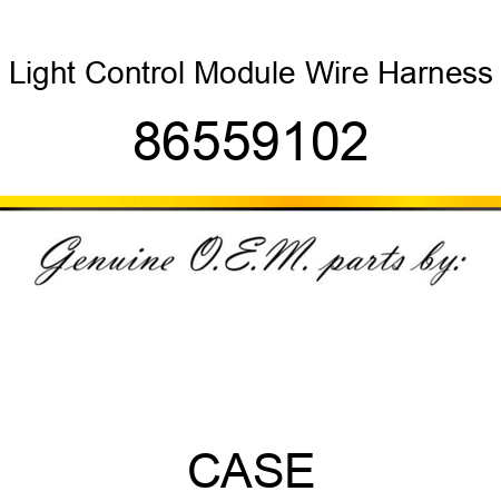 Light Control Module Wire Harness 86559102