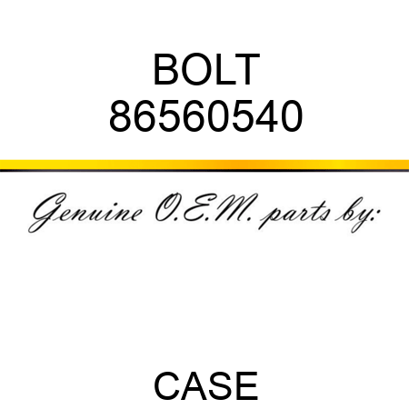 BOLT 86560540