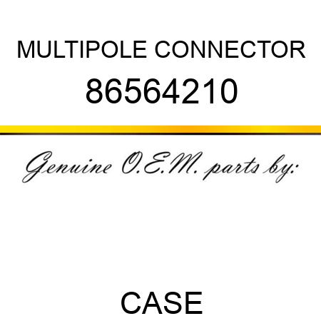MULTIPOLE CONNECTOR 86564210