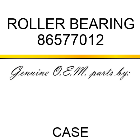 ROLLER BEARING 86577012