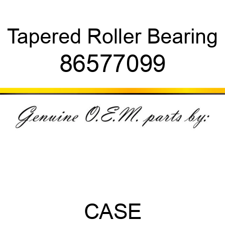 Tapered Roller Bearing 86577099