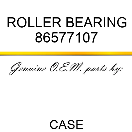 ROLLER BEARING 86577107