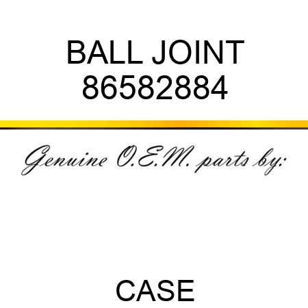 BALL JOINT 86582884