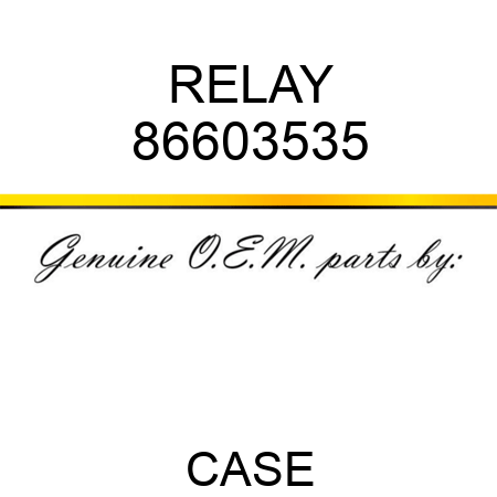 RELAY 86603535