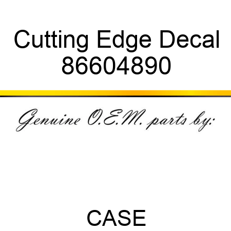 Cutting Edge Decal 86604890