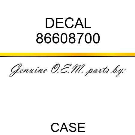 DECAL 86608700