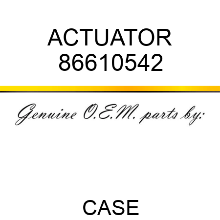 ACTUATOR 86610542