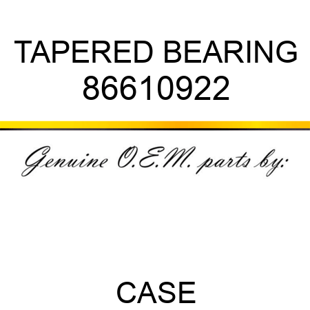 TAPERED BEARING 86610922